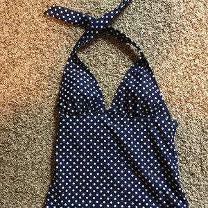 Old Navy Polka-Dot Halter Tankini Swim Top